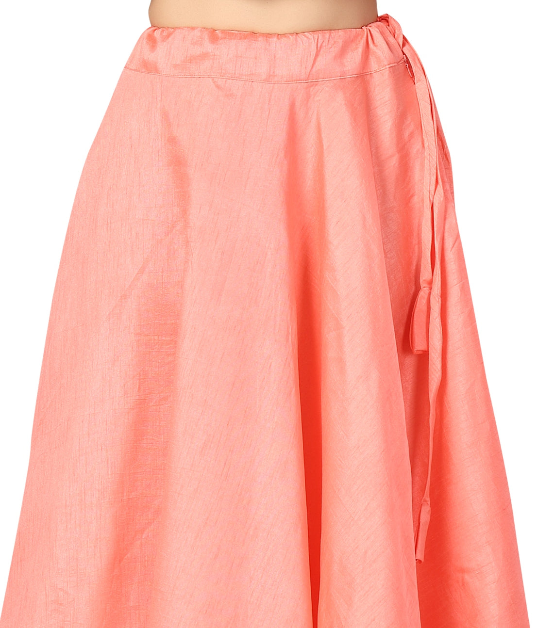 Women's Light Pink Polyester Skirt (Design 717)