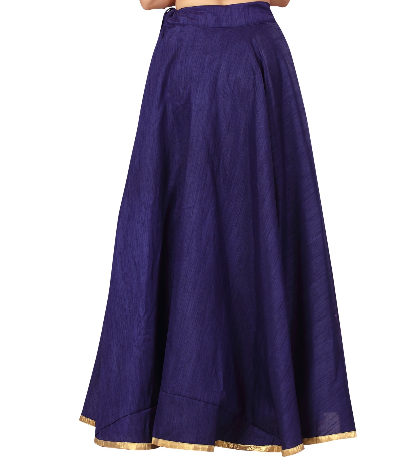 Women's Royal Blue Polyester Skirt (Design 717)