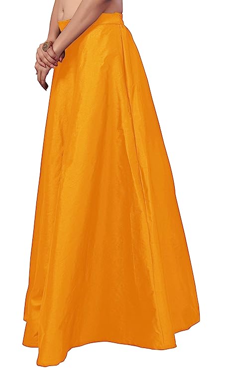 Women's Skirt Lehenga (0733 - Yellow)