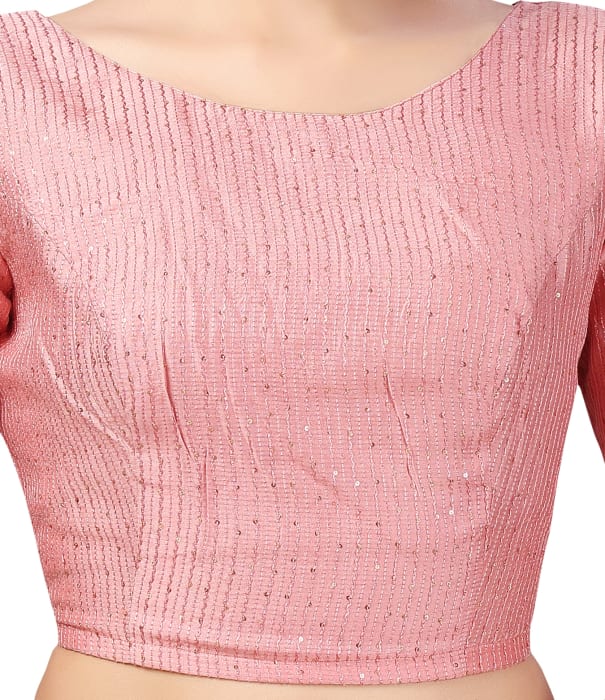 Studio Shringaar Women's Onion Readymade Blouse (Design 2440)