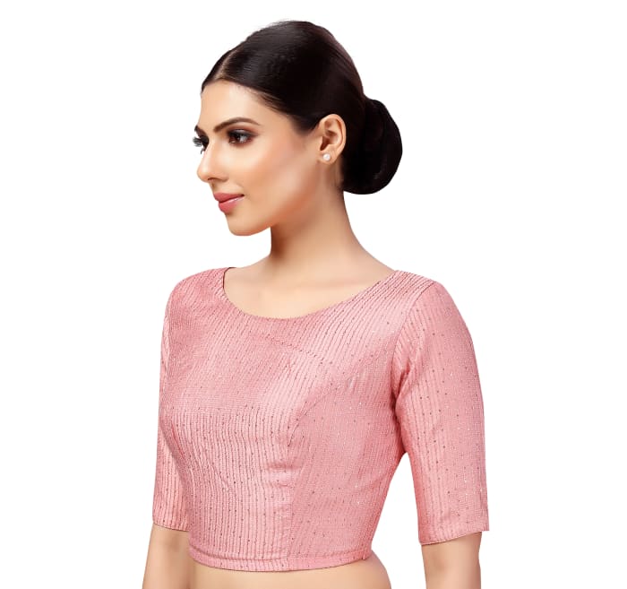 Studio Shringaar Women's Onion Readymade Blouse (Design 2440)