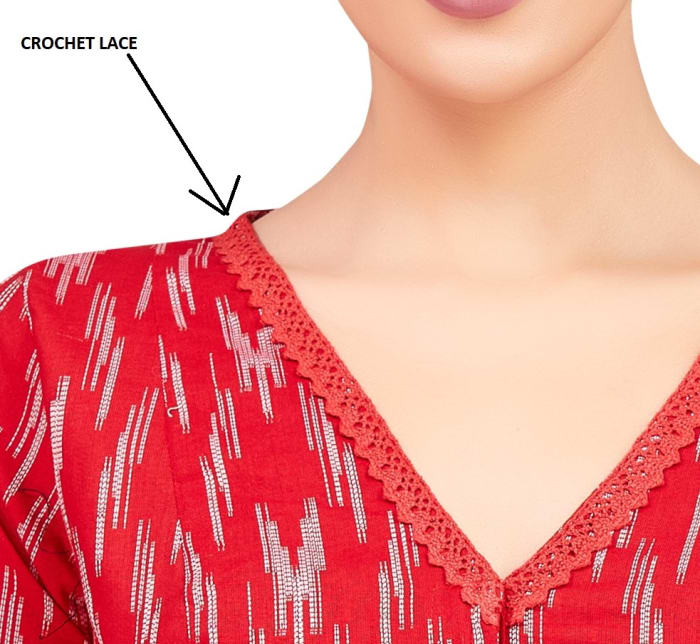 Studio Shringaar Women's Red Readymade Blouse (Design 2782)