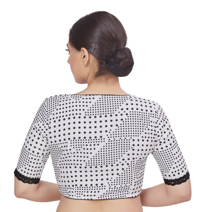 Studio Shringaar Women's Brown Readymade Blouse (Design 2675)